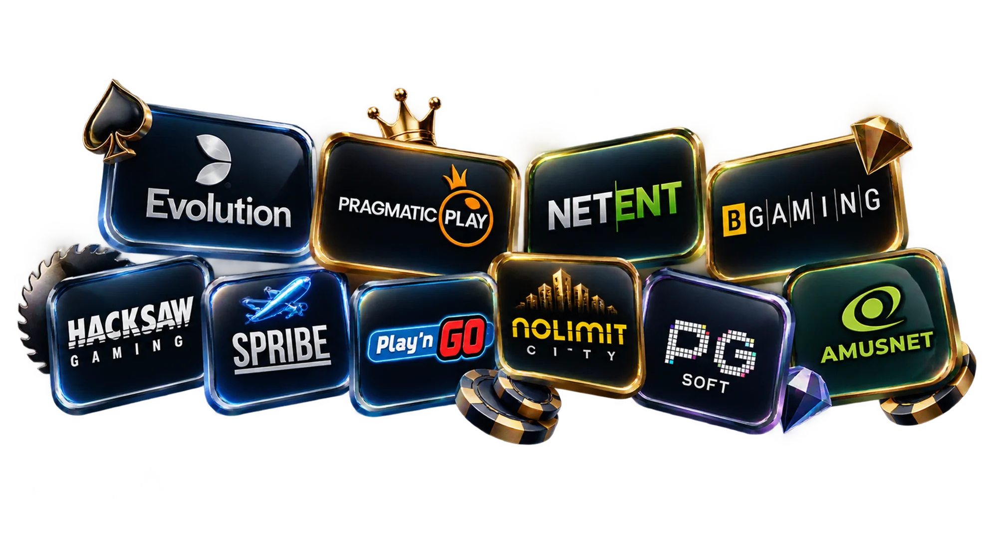 1win Game Providers featuring Evolution Pragmatic Play NetEnt Spribe Hacksaw Gaming and other leading studios